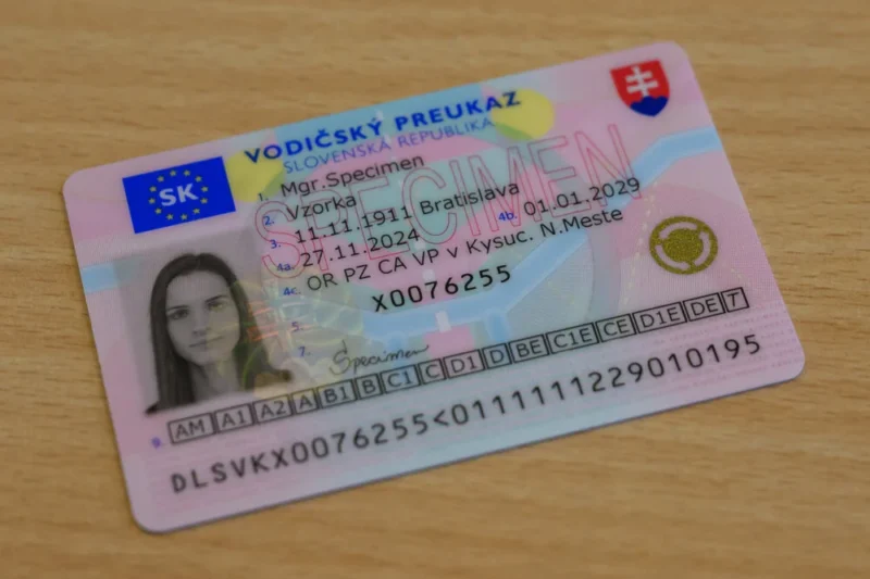 Buy Slovakian driver license