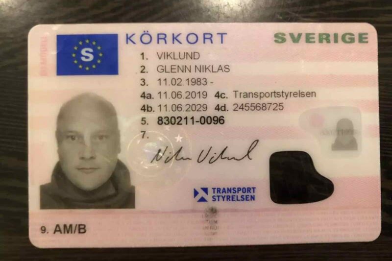 Buy Swedish driver license